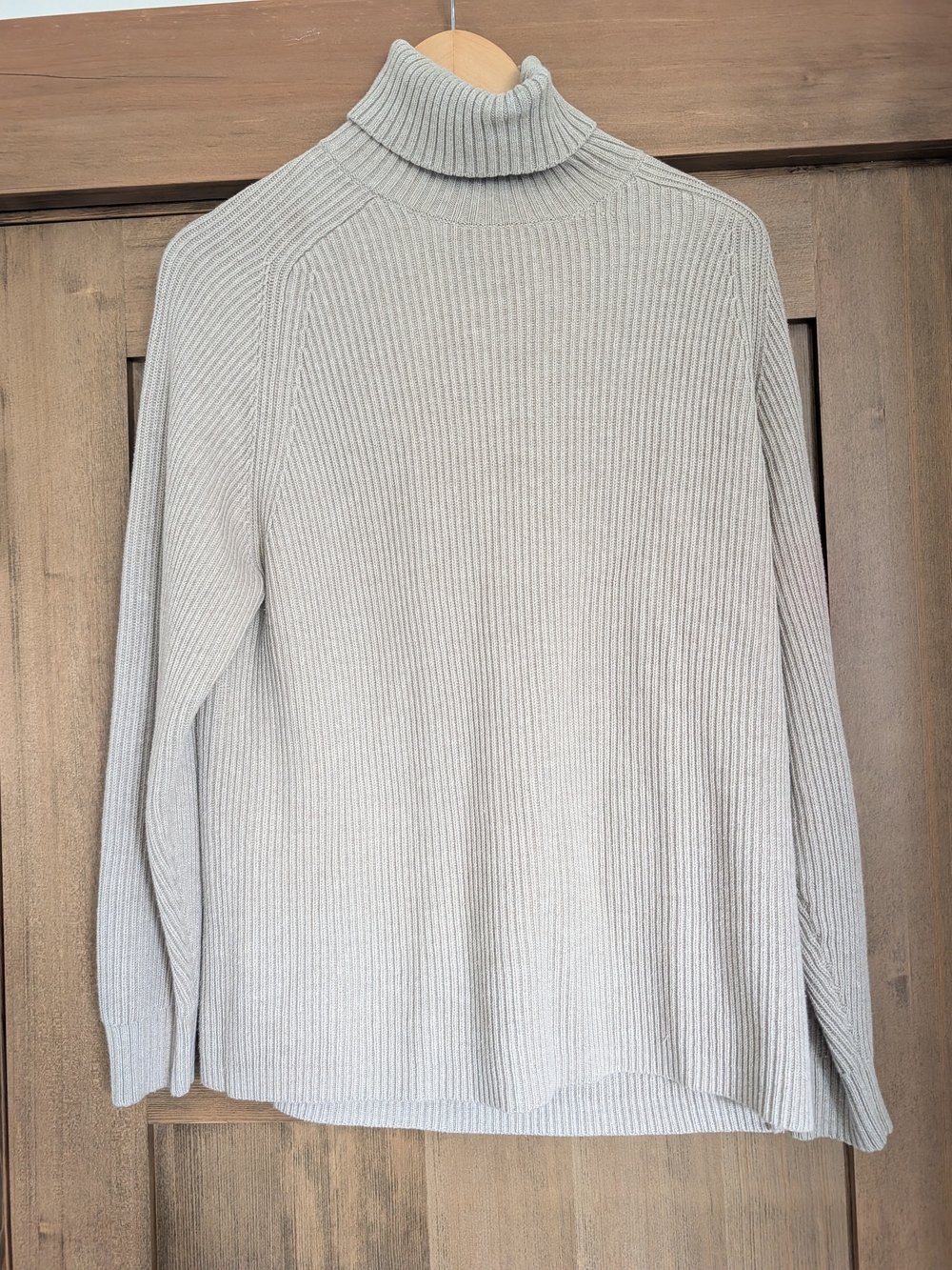 GAP Cotton Ribbed Cowl Neck Sweater
